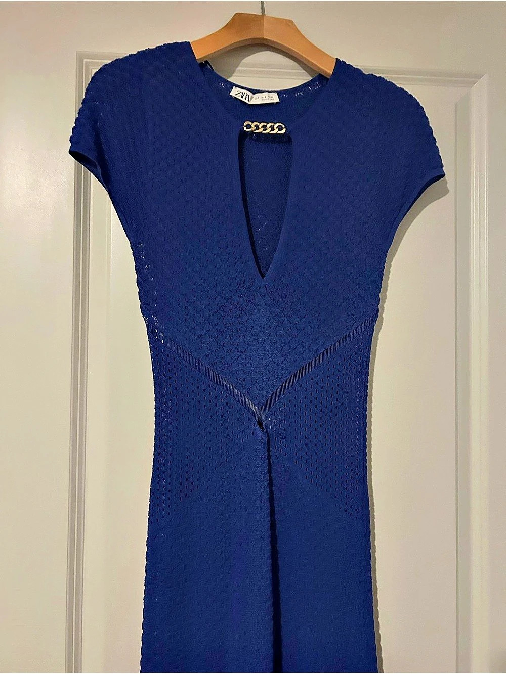 ZARA Blue Maxi Dress Like New